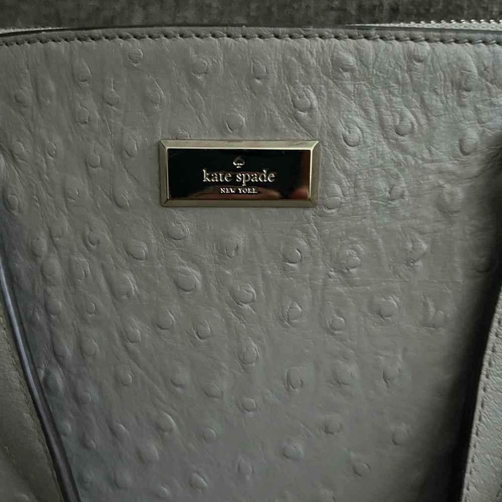 Kate Spade NY Bristol Drive Loden Ostrich Bag - Picture 4 of 11